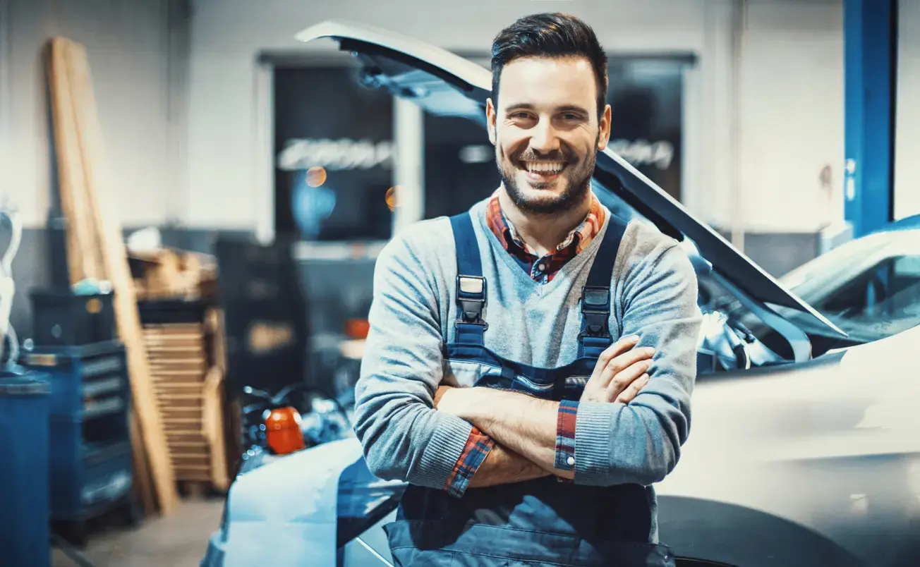 small business owner posing for camera